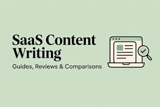 write saas content, guides, and comparison articles