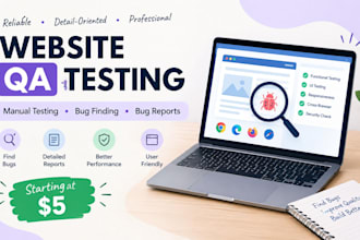 manually test your website and find bugs