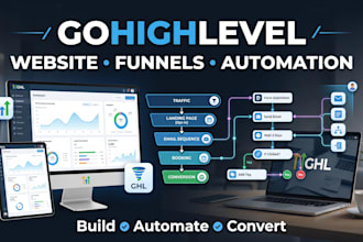 setup gohigh level CRM, workflows, email marketing and automation