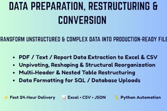 parse split and clean text files into excel or csv