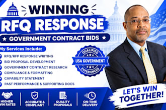 find rfp write winning rfq response for government contract bids proposal