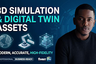 create 3d assets for simulation and digital twin projects