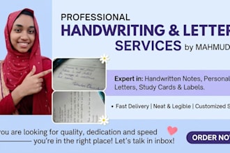transfer personalized handwriting services