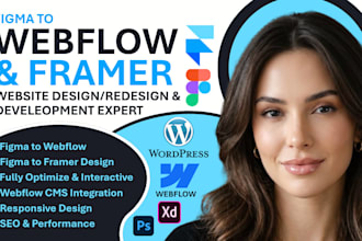 do figma website design, website ui ux design, figma to framer landing page