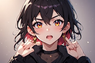 draw lewd, sfw or no sfw anime character, fanart or your oc