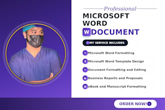 do professional microsoft word document formatting template