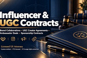 draft a comprehensive brand ambassador and influencer agreement