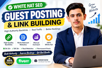 do quality guestposting niche edits white backlinks on pure and general sites