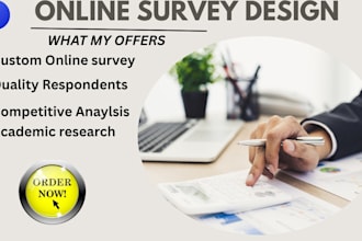 design your online survey and get real respondents
