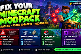 create fix minecraft modpack crashes convert forge to fabric mod neoforge update