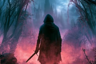 do fantasy book cover, thriller book cover design