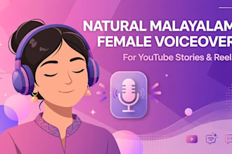 do natural malayalam female voiceover