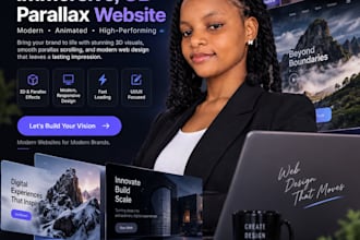 do immersive, 3d, parallax, ai powered websites