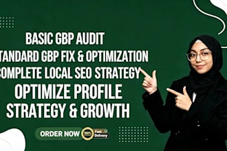 do google business profile audit and local seo optimization