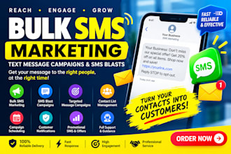 send bulk sms marketing, text message