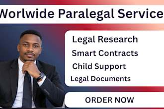 draft US legal documents as a paralegal