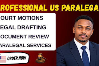 provide US paralegal document support