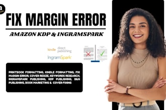 fix kdp formatting ingramspark rejected book margin bleed print ready PDF errors