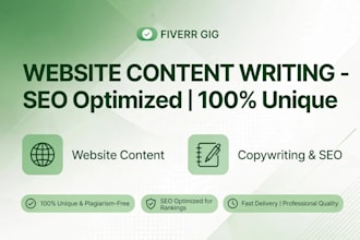 do professional website content writing and about us page
