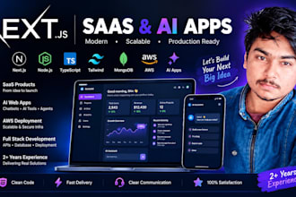 build nextjs web applications saas and ai integration