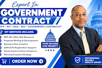 write winning rfp rfi rfq bid proposal for government contracts