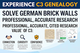 do professional german genealogy research