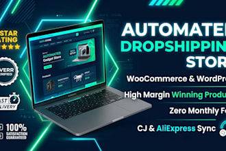 build an automated woocommerce dropshipping store