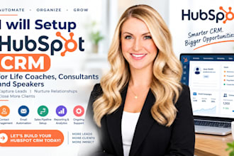 setup hubspot CRM for life coaches, consultants, and speakers