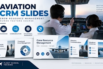 crew resource management slides, aviation human factors course for flight school