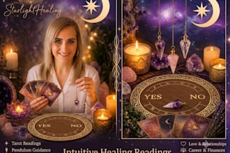 help with stress and anxiety through healing, card reading