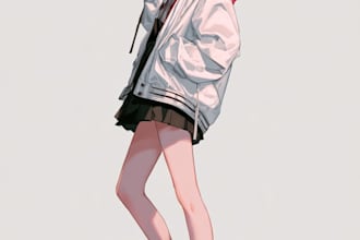 anime character an illustration and anime character