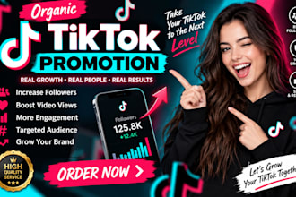 do organic tiktok promotion tiktok marketing tik tok video promotion followers
