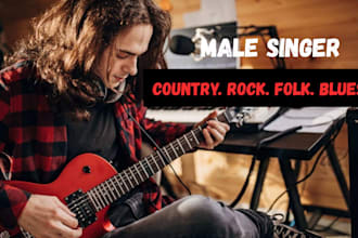 be male country, pop, folk blues singer, guitarist and vocalist
