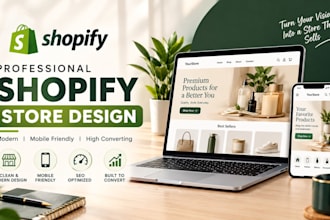 shopify store design shopify website development shopify SEO conversion