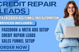 do credit repair leads with facebook ads, funnel and automation