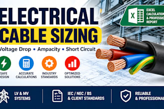 do electrical cable sizing and voltage drop calculations