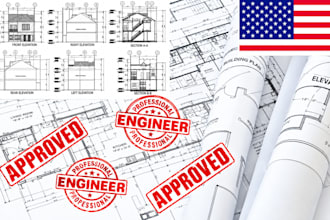 create civil structural engineering drawings for california texas florida permit