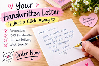 write neat and beautiful english handwriting