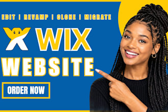 edit wix site, revamp wix site clone copy wix site migrate transfer wix site