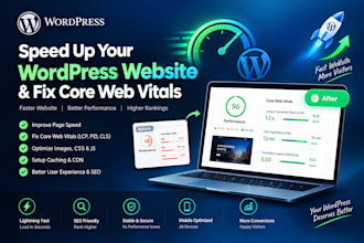 speed up wordpress website and fix core web vitals