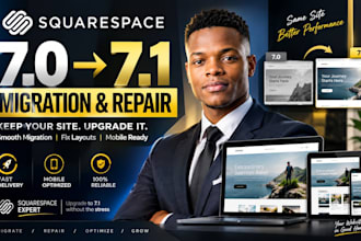 migrate squarespace 7 0 to 7 1 and fix layout issues