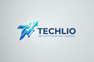 design a professional and modern IT logo for your brand