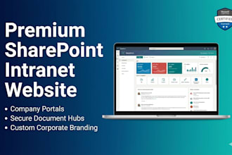 build a premium microsoft sharepoint intranet or company portal