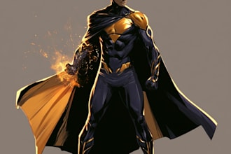 do a superhero character