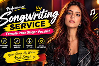 sing female rock singer female singer songwriter, vocalist