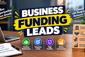 generate hot business loan leads student loan leads business funding leads