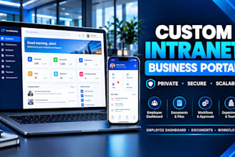 develop a custom intranet portal and internal business website