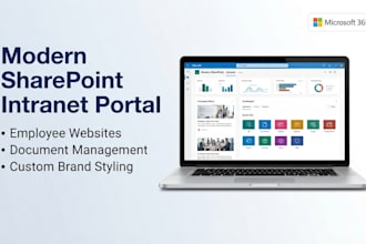 design a modern sharepoint intranet portal and employee website