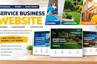 build square companies website cleaners website landscapers contractors website