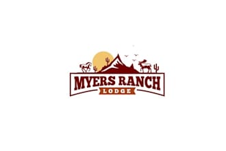 design outdoor hunters and travelers theme logo
